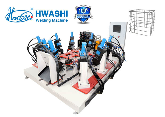 Εργοστάσιο Hwashi Δίκτυο IBC, Γραμμή παραγωγής IBC Cage Frame, lBC Cage Frame Τρύπα κατασκευής και τρύπησης μηχανή
