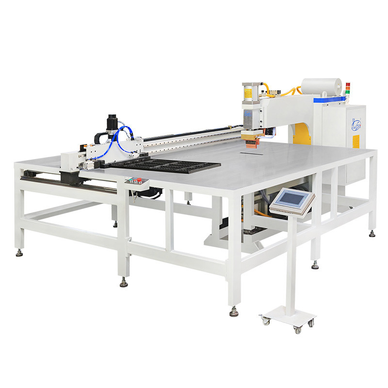 Hwashi CNC αυτόματη τροφοδοσία μονό κεφαλή φούρνο Racks συγκόλληση μηχανή, Wire Mesh / κουζίνα Rack αυτόματη Wire Mesh Spot συγκόλληση μηχανή