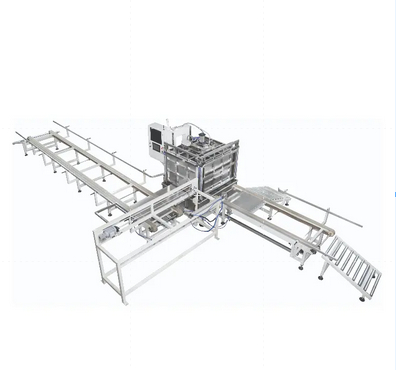 Ηλεκτρονική γραμμή παραγωγής IBC Grid Cage Frame, πλήρως αυτόματη γραμμή δοκιμής διαρροής μηχανής δεξαμενής IBC