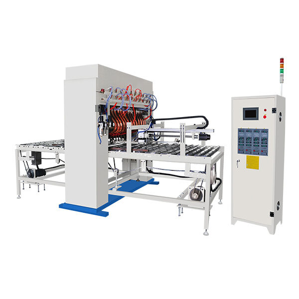 Hwashi AT-MF25K Gantry Multi-Spot Welder με τροφοδοσία MFDC Inverter τροφοδοσία με σέρβο και ρυθμιζόμενη απόσταση ηλεκτροδίων για σκληροποιητές φύλλου