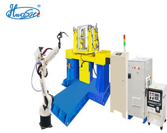 ρομποτική μηχανή συγκόλλησης σημείων 360°Rotation Hwashi CNC με τη σερβο μηχανή 3400W