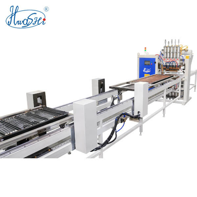 Hwashi αυτόματη πολλαπλή σημεία ψύξης Condenser Wire Mesh Spot συγκόλληση μηχανή χαμηλού άνθρακα χάλυβα Wire Mesh συγκόλληση