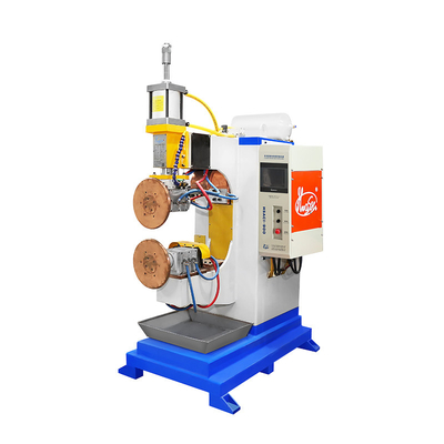 HWASHI Roller Spot Welder Εγγυητικός εξαερισμός σωλήνα Τήνιο μπορεί πλευρική ραφή μηχανή συγκόλλησης Roll to Roll Banner Welder