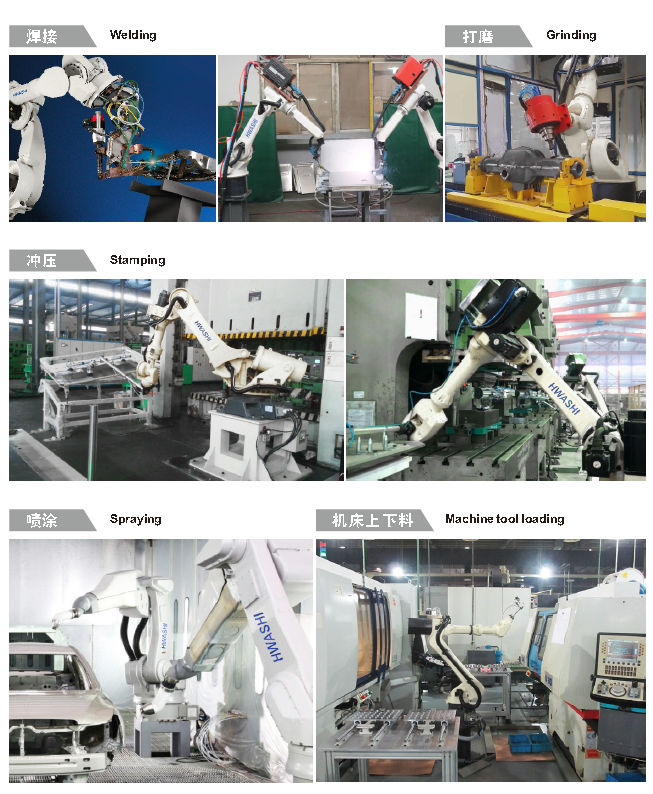 CNC 6 εργοστασίων ρομπότ μηχανή ρομπότ συγκόλλησης βιομηχανίας άξονα