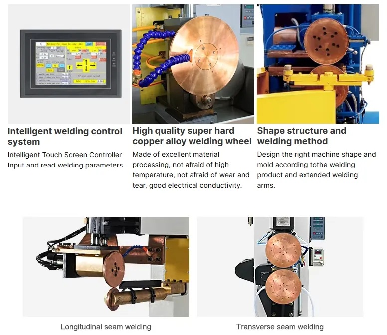 Hwashi Υψηλής ποιότητας μηχανή συγκόλλησης μήκους κυλιόμενης συγκόλλησης για δεξαμενή καυσίμου 2